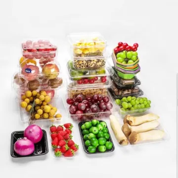 Supermarket Plastic PET Tray Packaging Box for Seafood