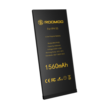 100 % original 0 cycle 1560 mah replacement battery for iphone 5s battery