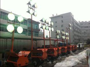 220V IP65 Portable Led Tower Light with Diesel Generator Ca