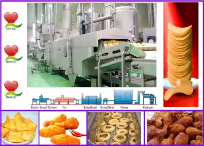 chicken frying machine automatic