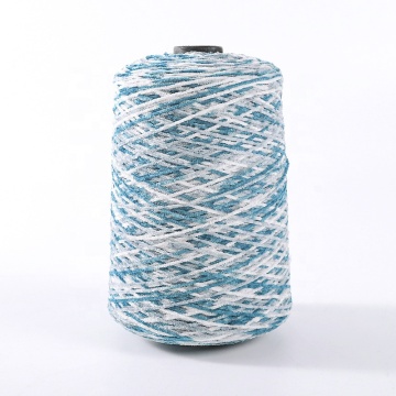 New Fluffy Melange 6NM Velvet Chunky Chenille Yarn Manufacturer