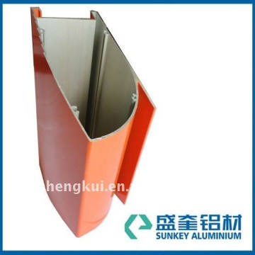 Extrusion d'aluminium Powder Coating Profile Extrusao de aluminio Industrial Profile