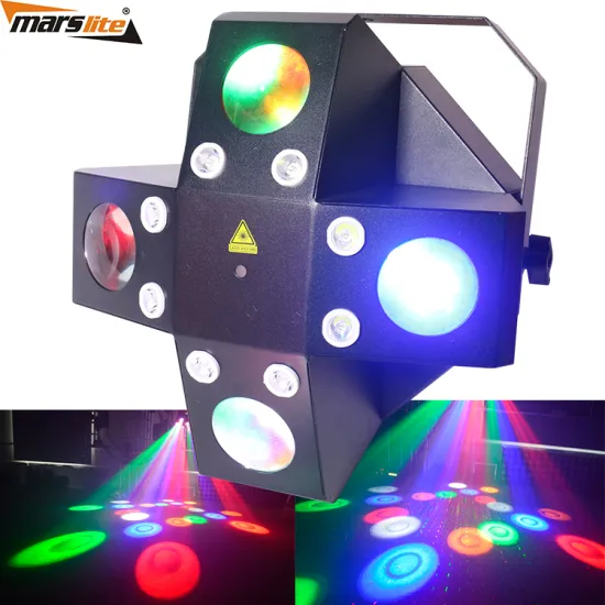 Professional MarsLite Stage Light: LED, Strobe & Laser Effects for Night Clubs and Disco Equipment