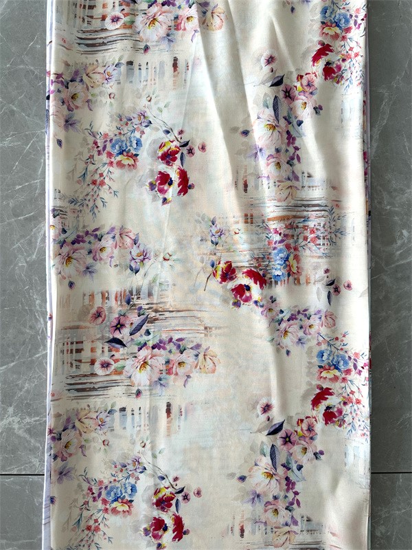 Textiles transpirables Tabrics de rayón impreso