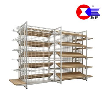 Double Sided Mesh Gondola Accessory Display Rack