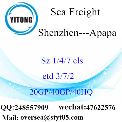 Shenzhen Port Sea Freight Shipping Para Apapa