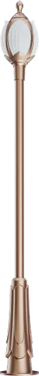 3-5m Lotus Bronze Garden Lamp Street Light