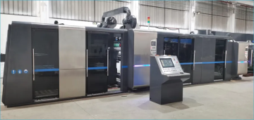 AUTOMATIC FOLDER GLUER INLINE WITH PRINTER
