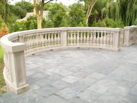 White Marble Balcony Balustrade for sale