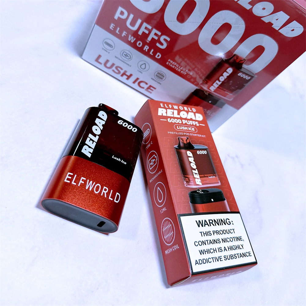 Elf World Reload 6000 Puff Disposable