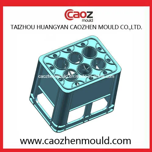 Unique Design 12 Bottle Beer Crate Mould in Huangyan