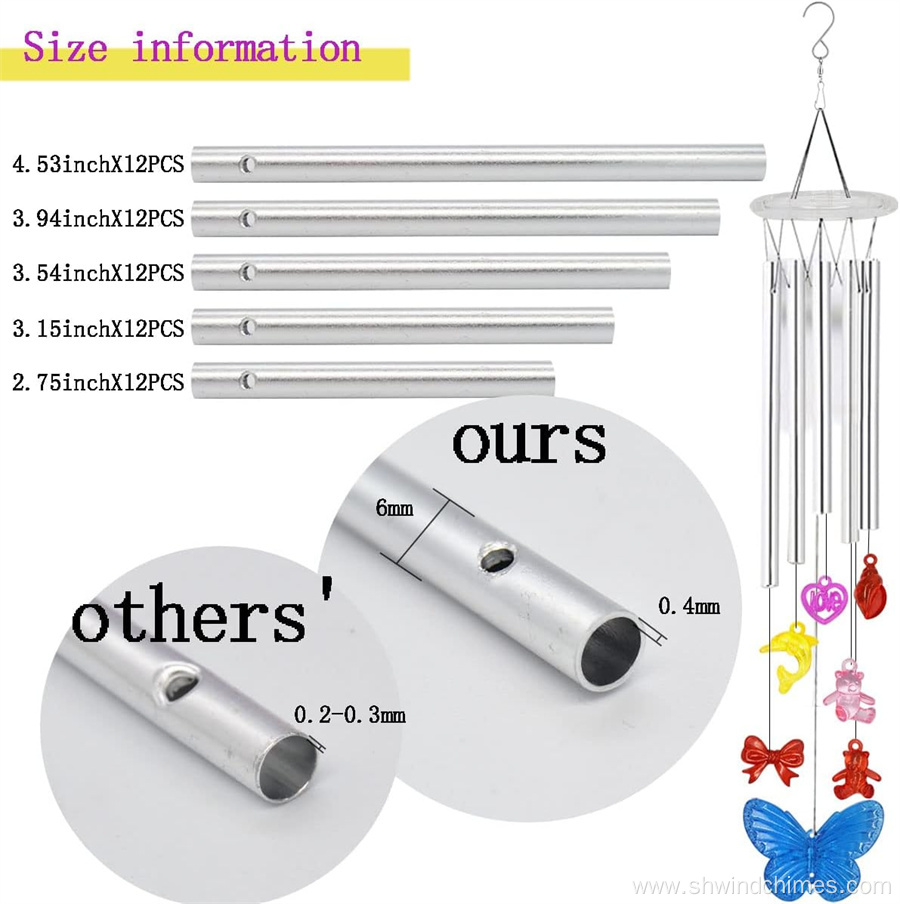 Acrylic Wind Chime Pendant for Adults and Kids Art