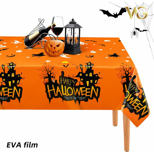हेलोवीन डिस्पोजेबल प्लास्टिक मेज़पोश