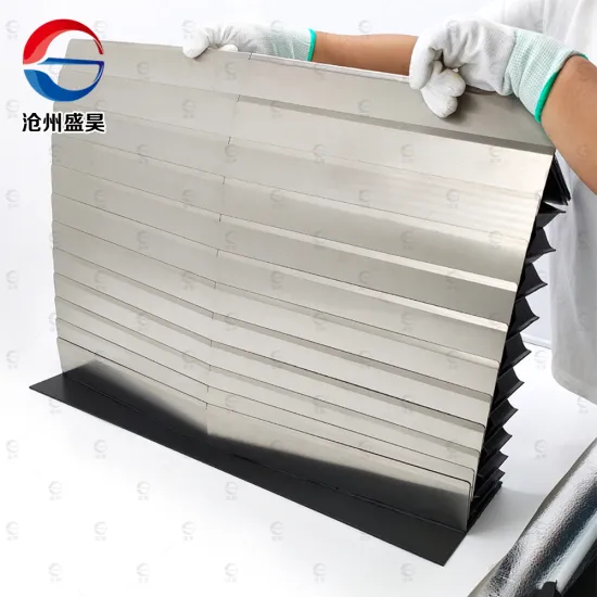 Custom-Made Stainless Steel Plate Telescopic Flexible Armor Bellow Cover