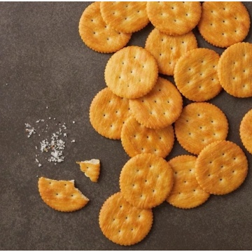 Lotte Small Round Biscuits with Zec Soda Flavor