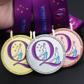 Custom Womens Artistic Gymnastics Goldmedaille