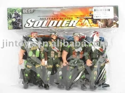 Plastic Toy, Military Set (4 in 1)