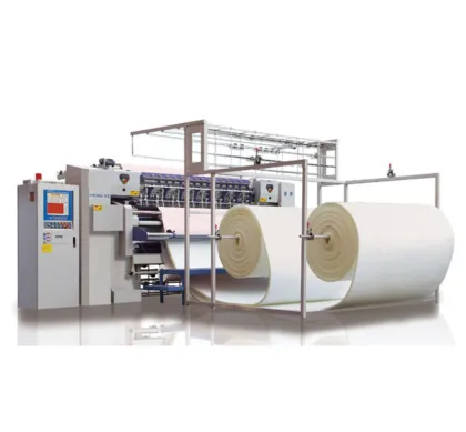 Multi-needle quilting machine for high-end mattresses