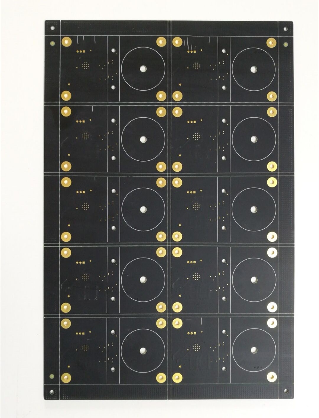Matt black colour circuit board