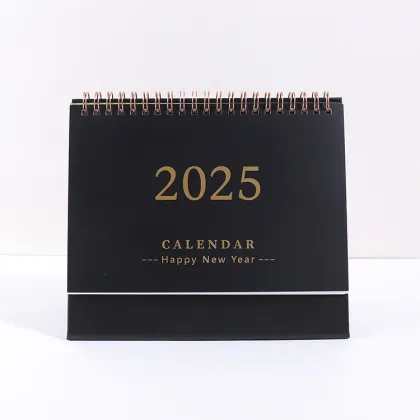 Creative Promotional Morandi Colors 2025 Calendar for Desktop Decoration