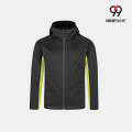 Oddychająca dziecięca hybrydowa kurtka softshell z kapturem