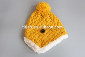 knitted hat with earflap