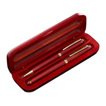 Customizable Handcrafted Maple Wood Pen Kit: A Premium Gift Set Including Twisting Wooden Ballpoint and Roller Pens with Optional Logo Engraving