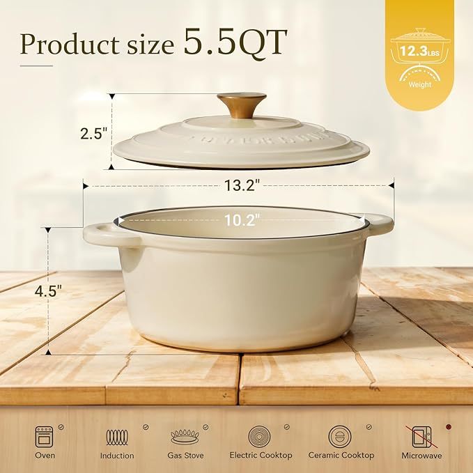 Enameled Cast Iron Pot
