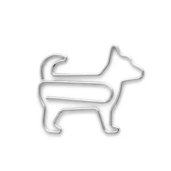 Custom Design Animal Metal Fancy Dog Paper Clips