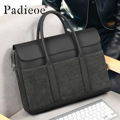 Padieoe men bag briefcase computer bag messenger handbag purses jobs