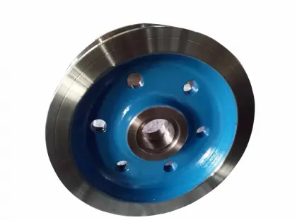 Forged crane wheel for bridge crane
