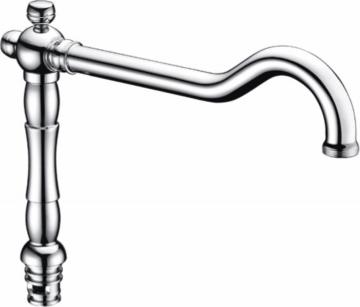 Classic Knurled Brass Outlet Pipe
