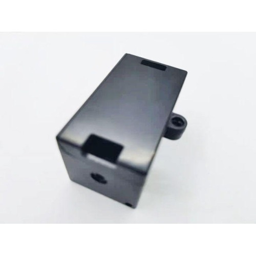 Black ABS Plastic Box with Lid Battery Holder