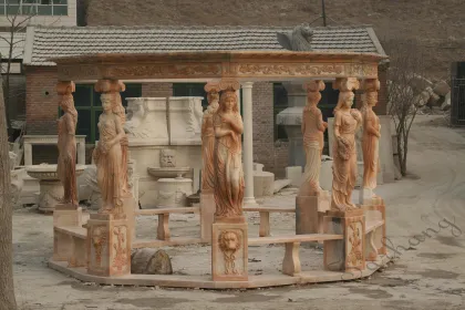 Marble Garden Gazebo Sculpture Marble Outdoor Gazebo Manufacturer