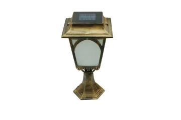 Led / Lvd Plastic Or Stainless Solar Powered Electric Fence Security Garden Lights