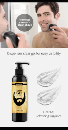Customizable Private Label Beard Shaving Gel with Free Combs