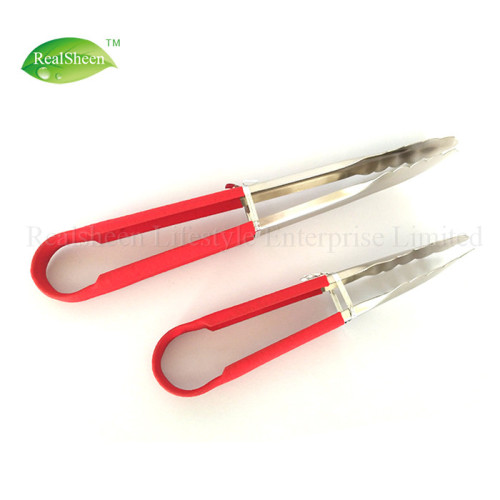 Set of 2 Food Tongs With Color Handle