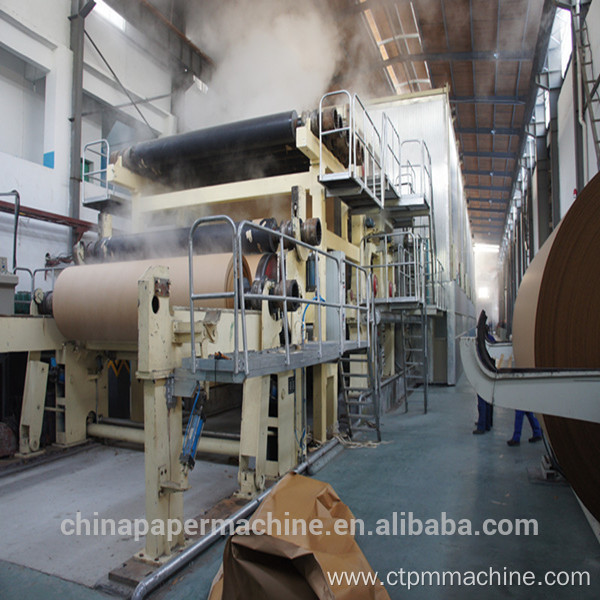 Cylinder Mould Kraft Fluting Paper Making Machine