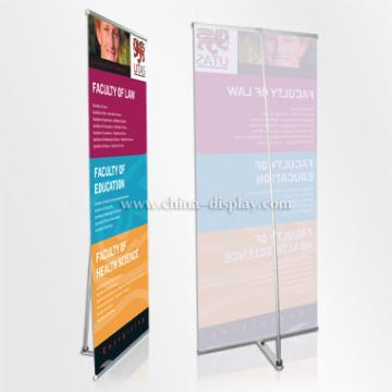 Advertising L banner system