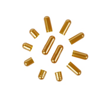 Empty Hard Gelatin Capsules Gold Pearl