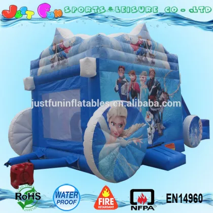 frozen bounce house banners for sale,frozen bounce house with slide