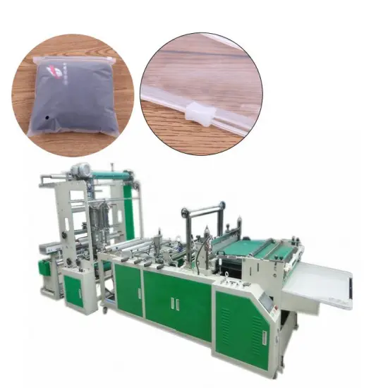ZipLock Bag Production Line: Automatic Machine for LDPE Plastic Slider Zipper Freezer Bags