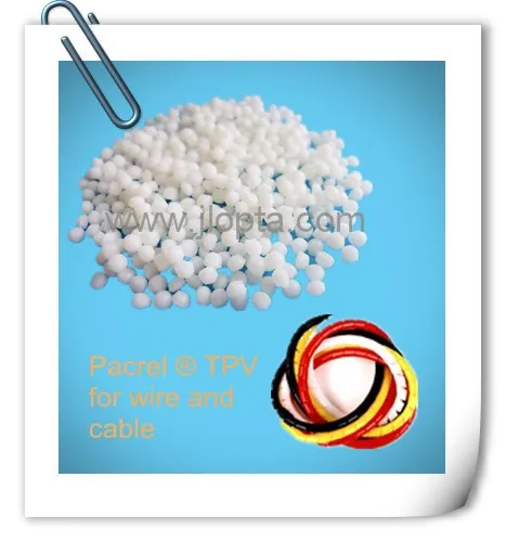 colored tpv thermoplastic-olefins material for wire and cable
