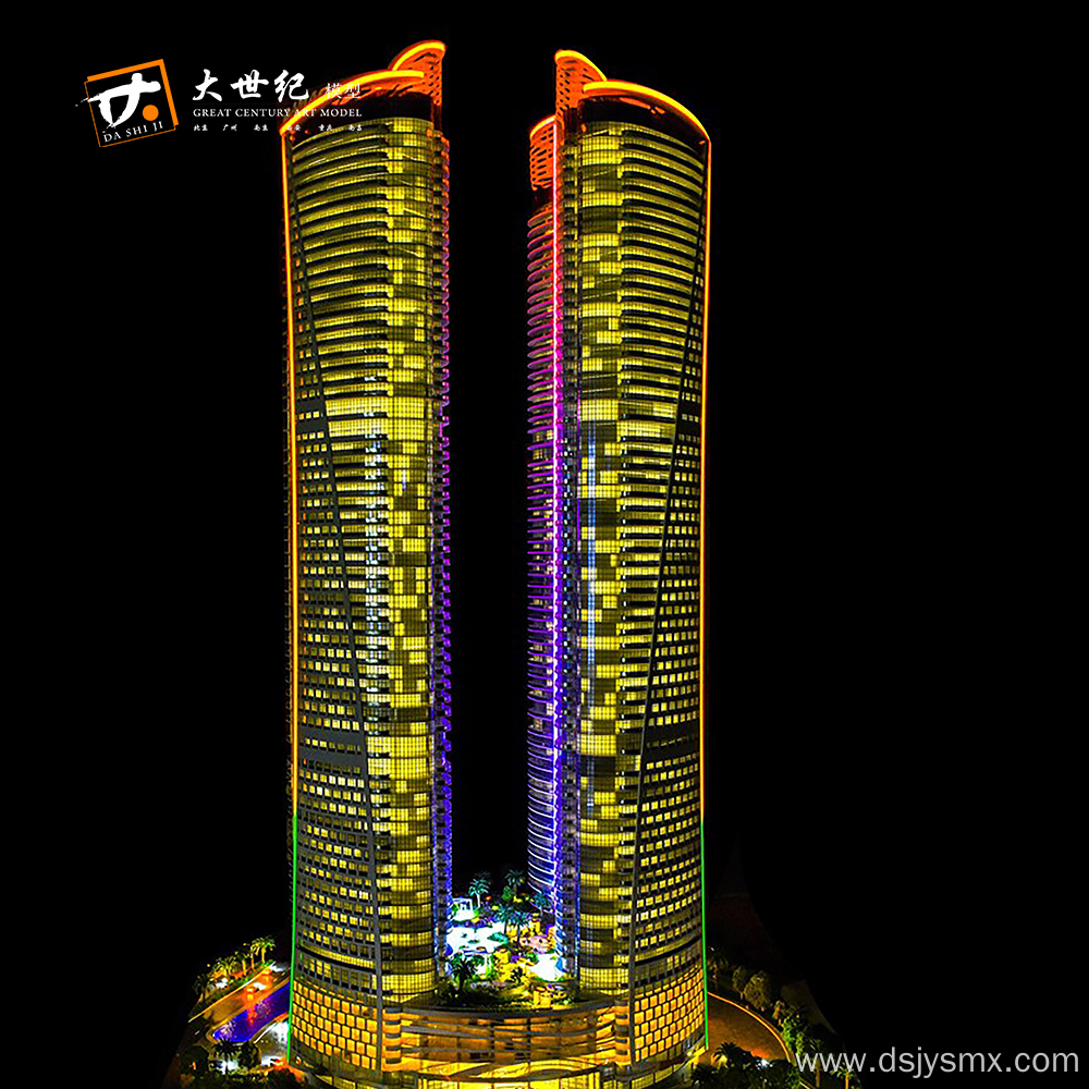 Acrylic scale model building architectural model maker