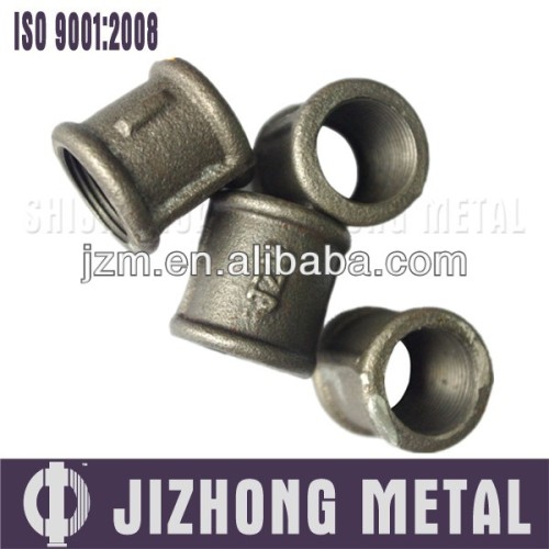 Galvanized Malleable Iron Pipe Fitting Socket Equal full threads Russia market