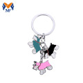 High quality custom soft enamel animal metal keychain