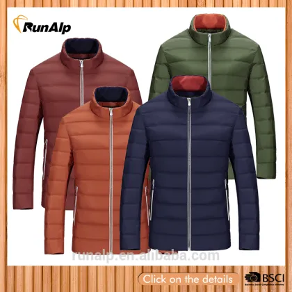 Men 100%polyester down jacket