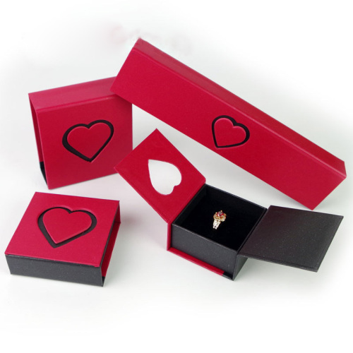 Red Magnetic Jewelry Box Bracelet Packaging for gift