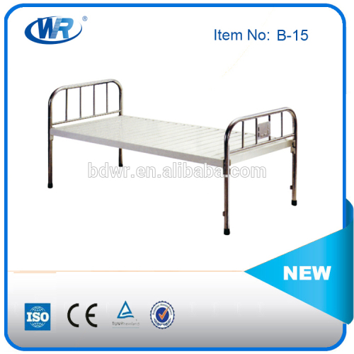 Flat Bed With Stainless Steel Headboards,medical Flat Bed For Patients