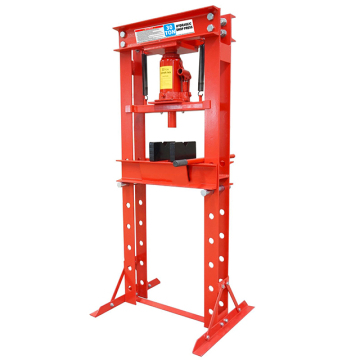 H Frame 30 Ton Hydraulic Shop Press with Bottle Jack